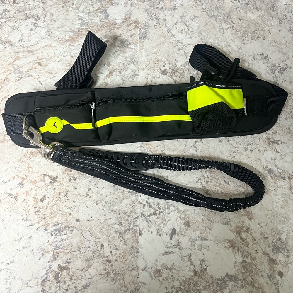Running belt leash for dogs